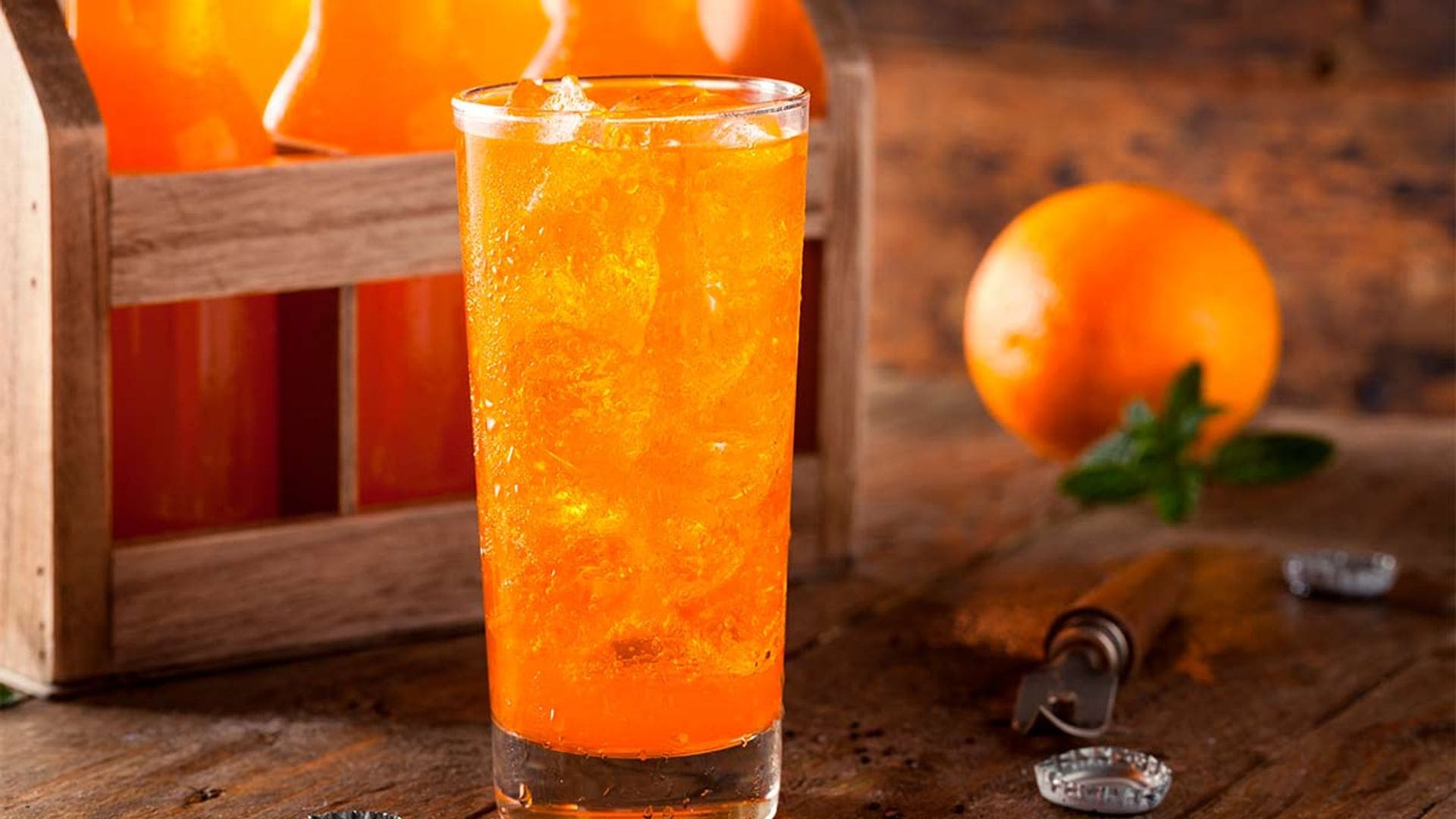 Refresco casero de naranja