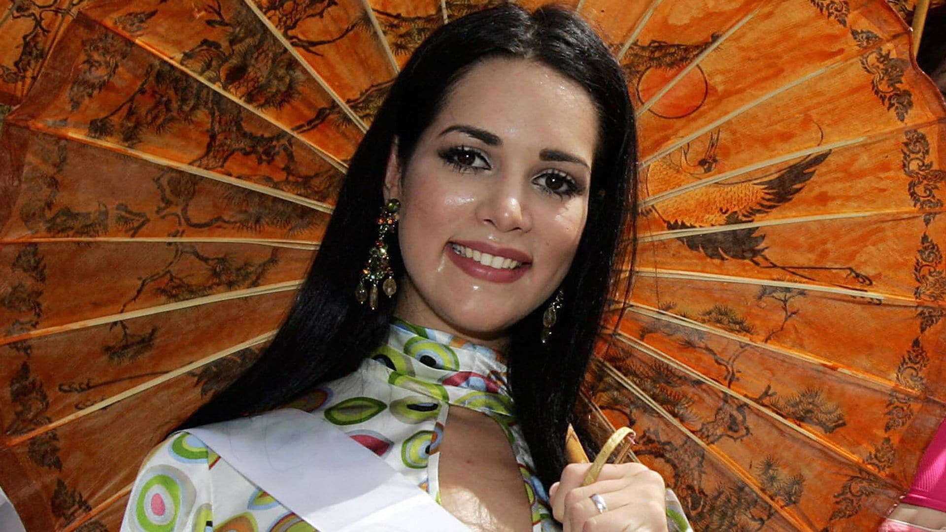 Mónica Spear en Bangkok en mayo de 2005, cuando representó a Venezuela en Miss Universe.