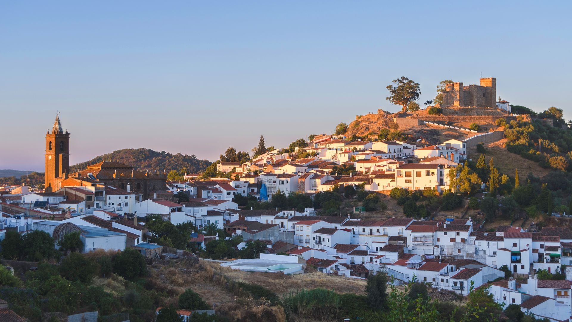 Cortegana, pueblo, Parque Natural Sierra de Aracena y Picos de Aroche, Huelva