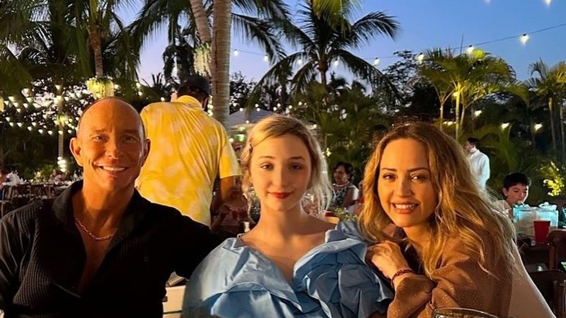 ¡De nuevo juntos! Andrea Legarreta y Erik Rubín disfrutan de un fin de semana familiar en Acapulco