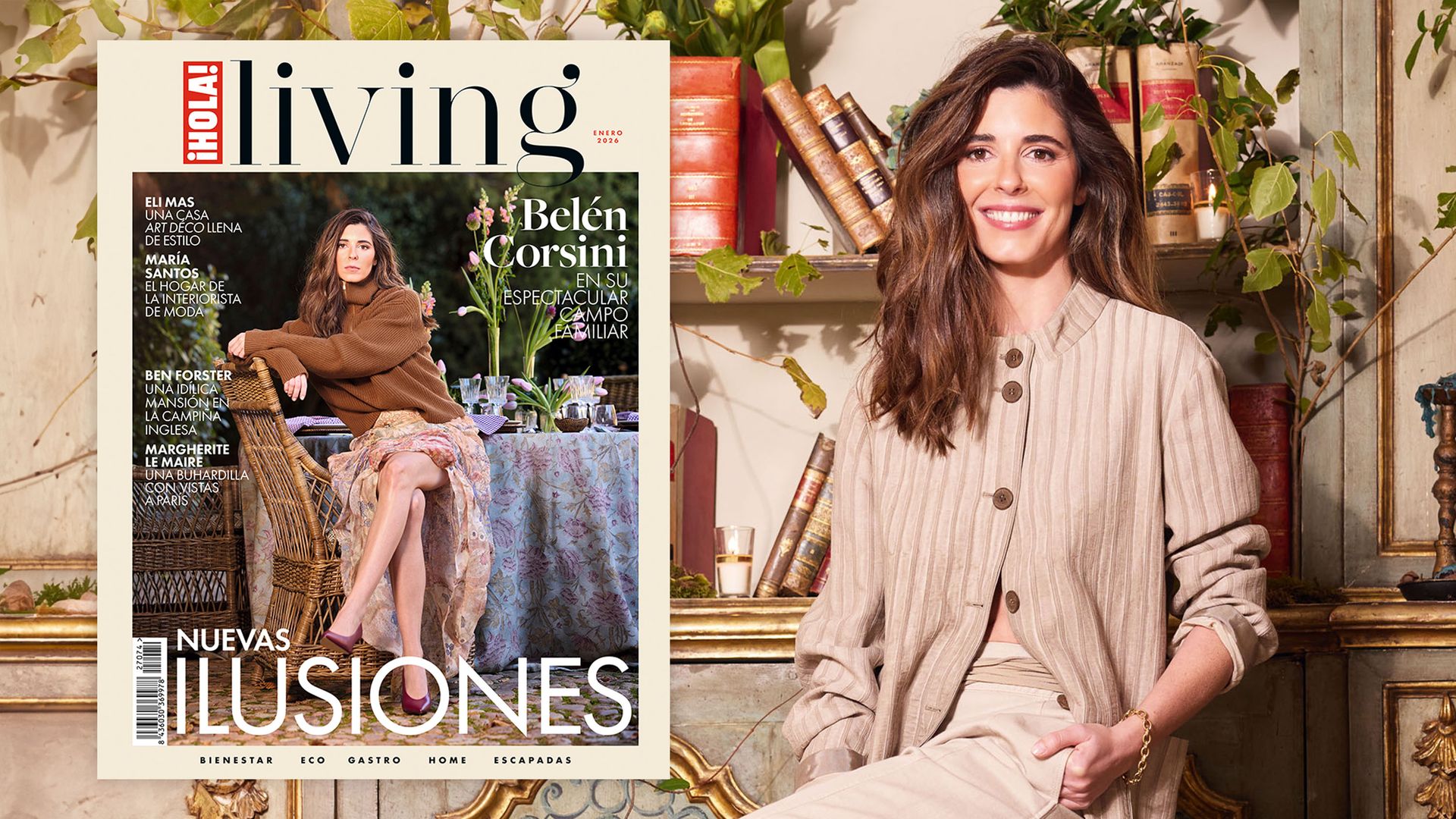 Belén Corsini en la portada de ¡HOLA! Living