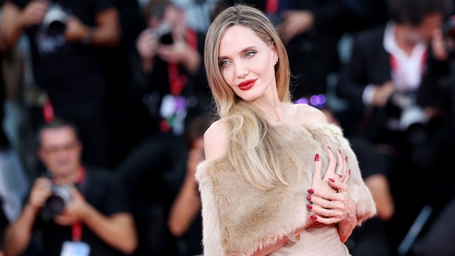 Angelina Jolie en el estreno de Maria