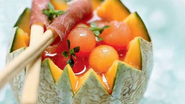 sandia melon jamon