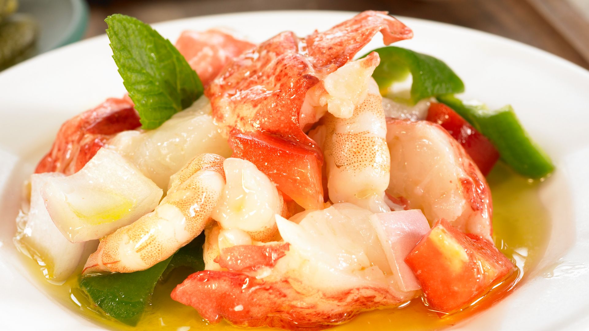 Salpicón de langostinos