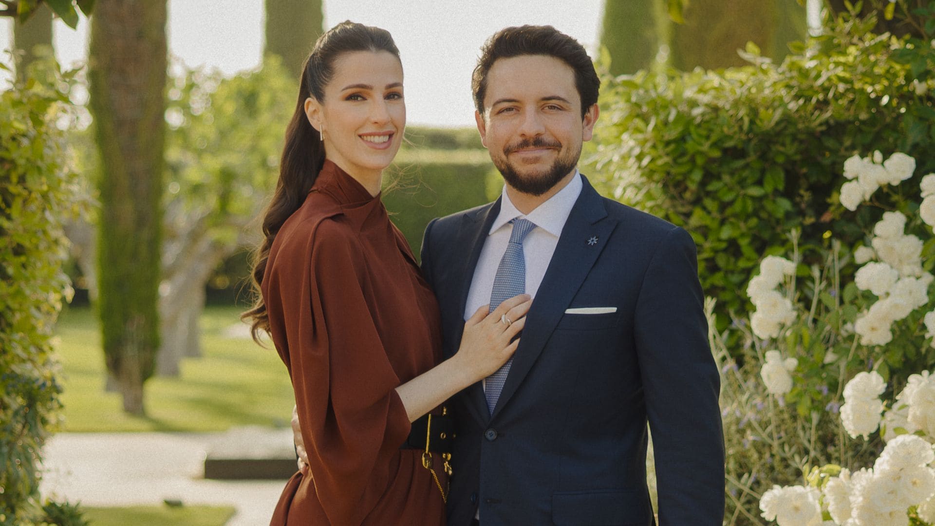 La romántica foto con la que Hussein y Rajwa de Jordania celebran su segundo aniversario de boda