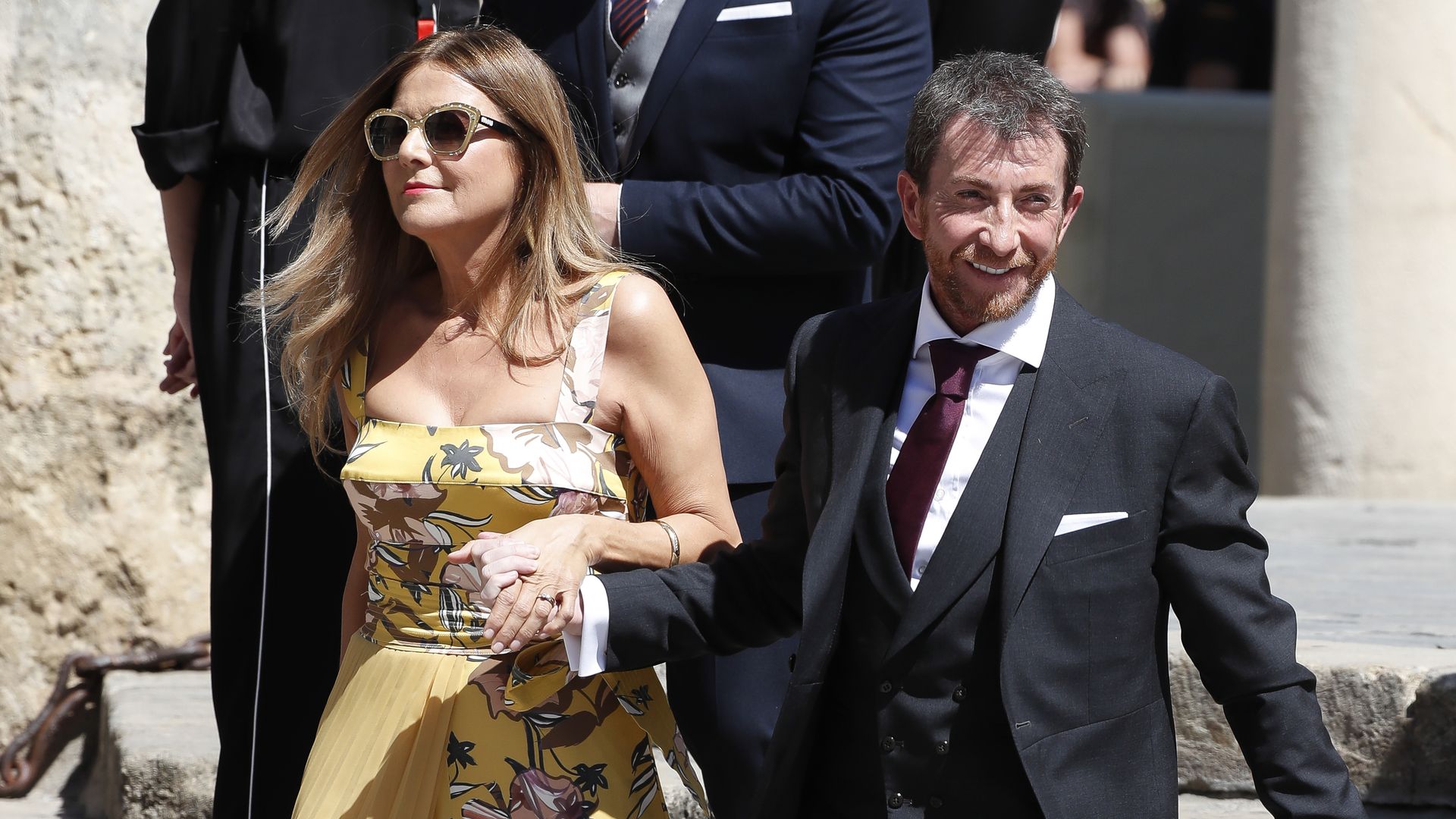 Pablo Motos junto a su mujer  Laura Llopis