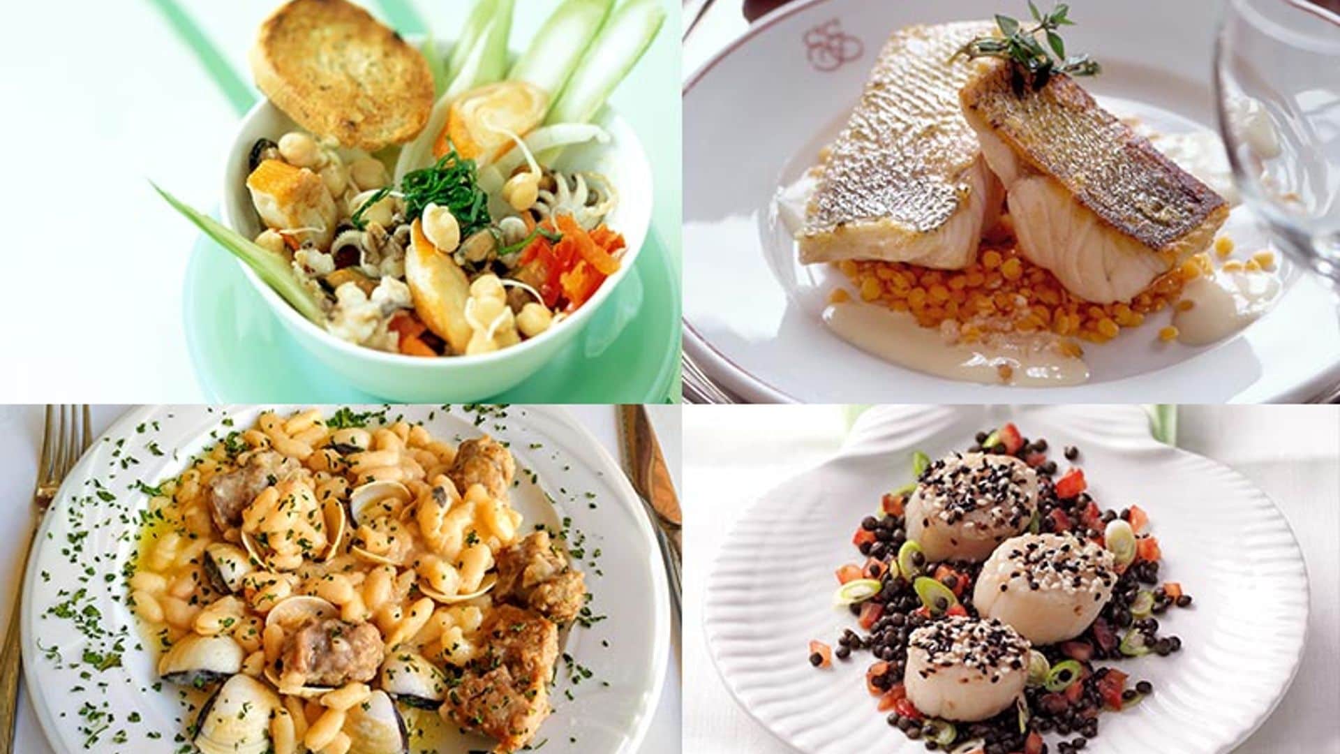 Recetas de legumbres con pescado