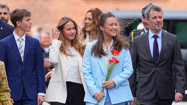 Isabella de Dinamarca en uno de los actos por su 18 cumpleaños 