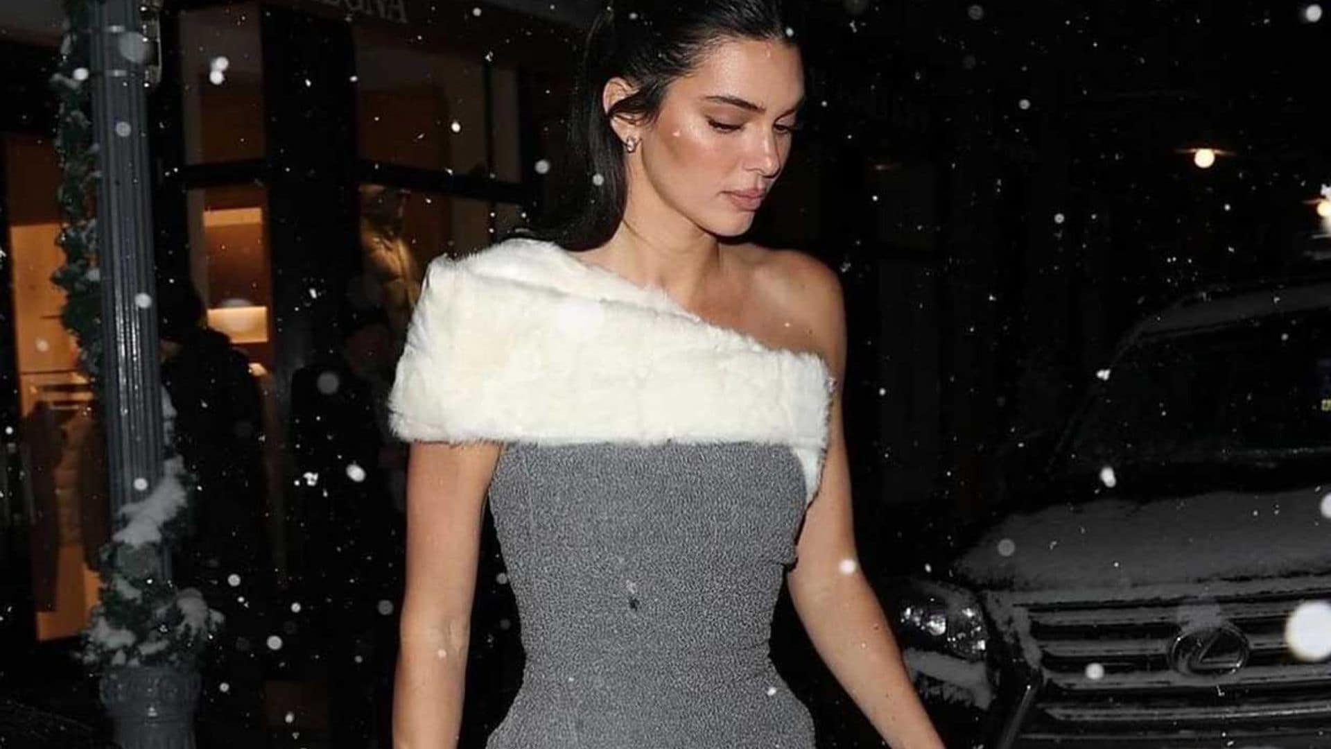 Kendall Jenner se atreve con los tacones en la nieve para crear el look más elegante de 'après ski'