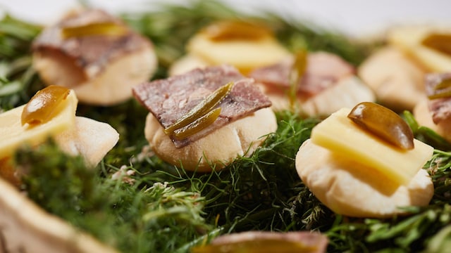 Pa amb oli de queso mahonés y camaiot
