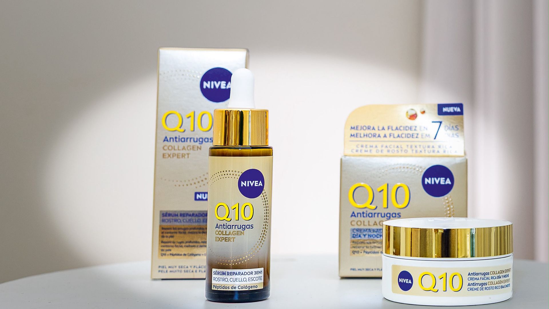 Sérum y Crema de Día y Noche NIVEA Q10