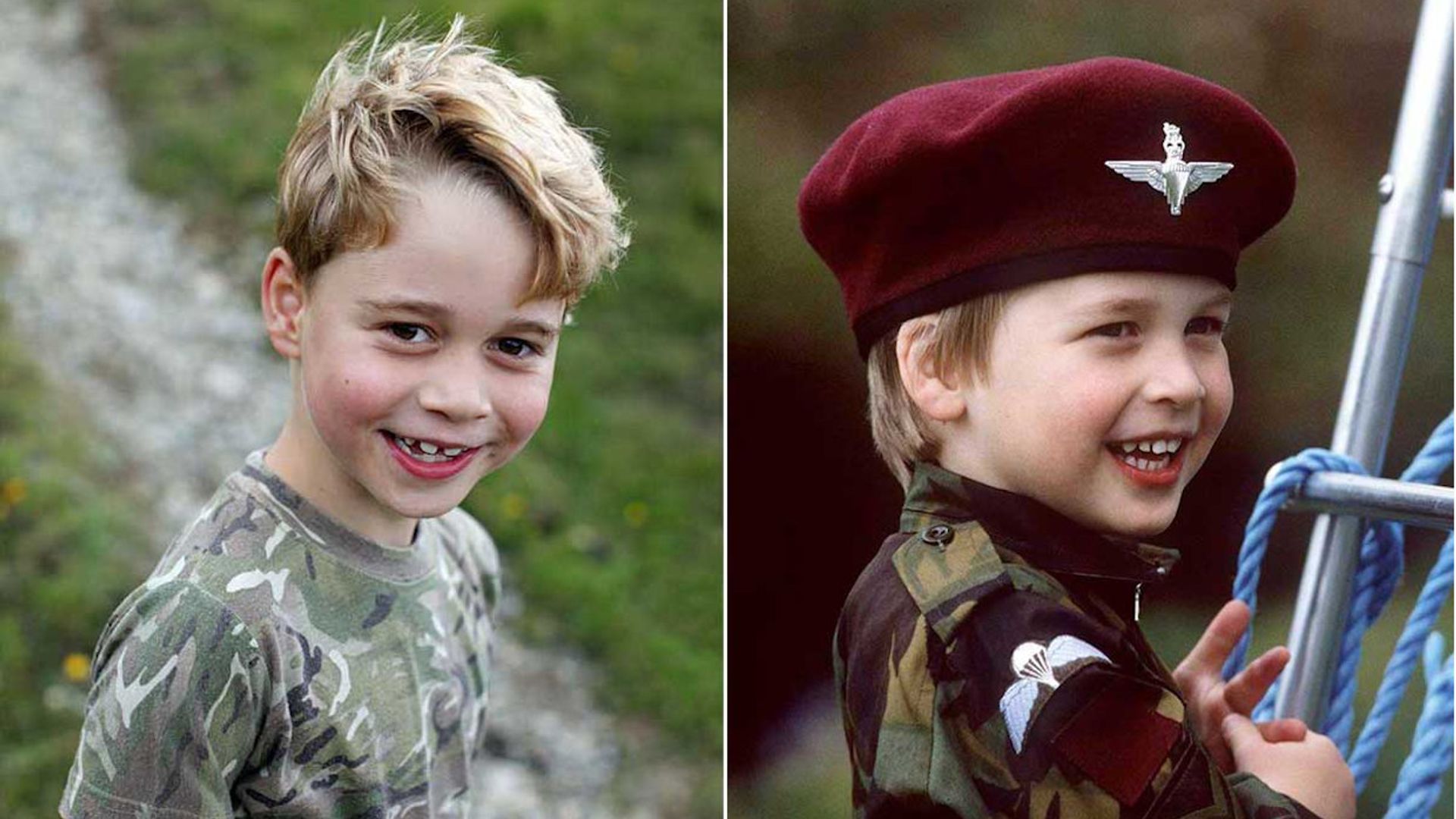 George de Cambridge 'se camufla' entre los recuerdos de la infancia de su padre