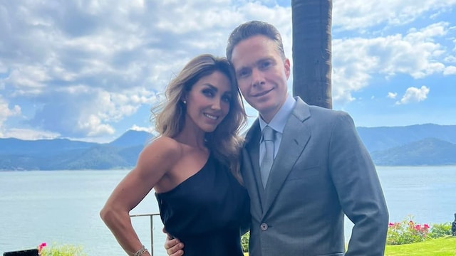 Anahí y su esposo Manuel Velasco