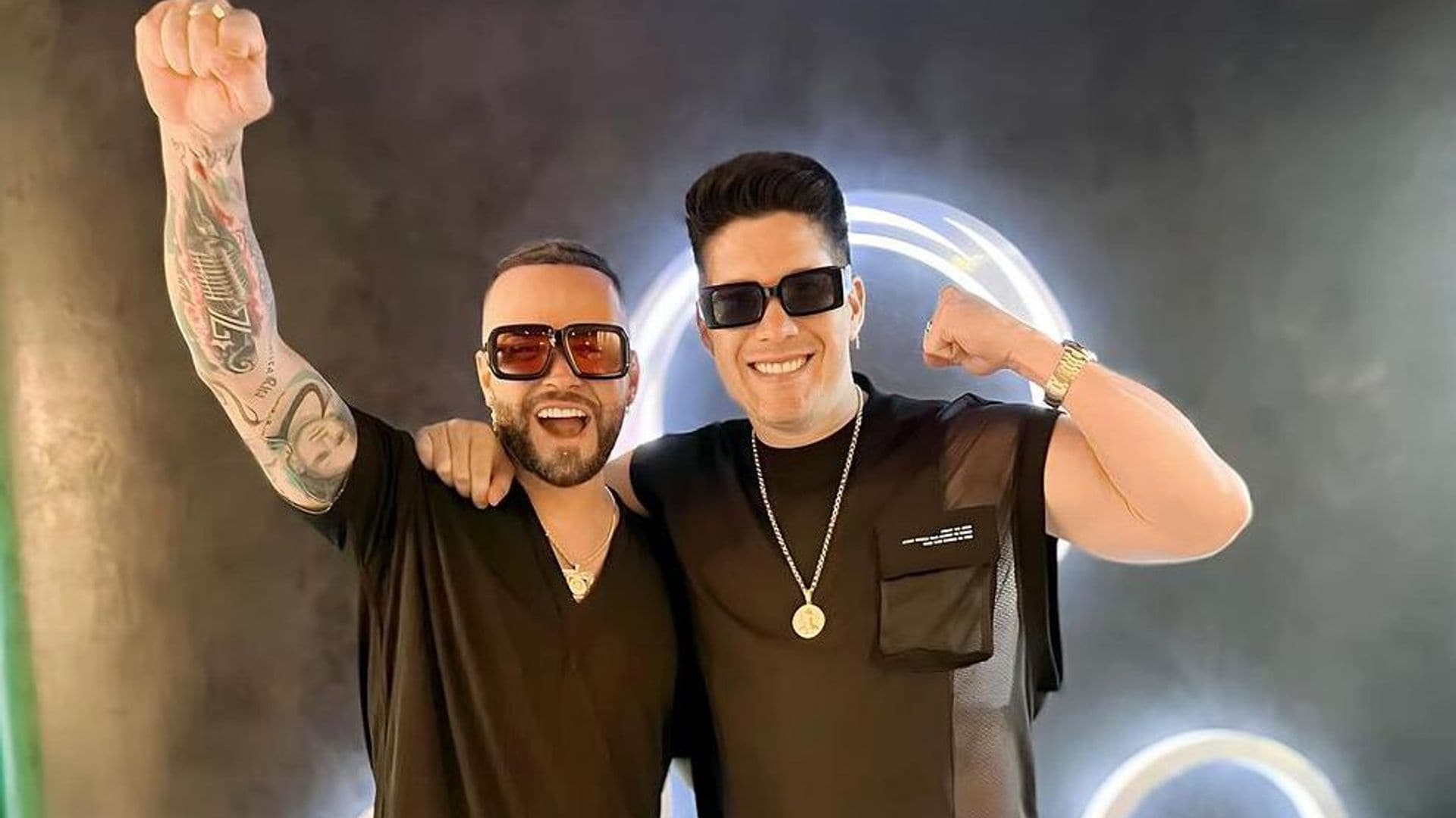 Chyno Miranda, de regreso en el estudio de grabación acompañado por Nacho Mendoza