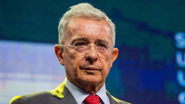 Alvaro Uribe Velez en el Centro Democrático, en agosto 10, 2023