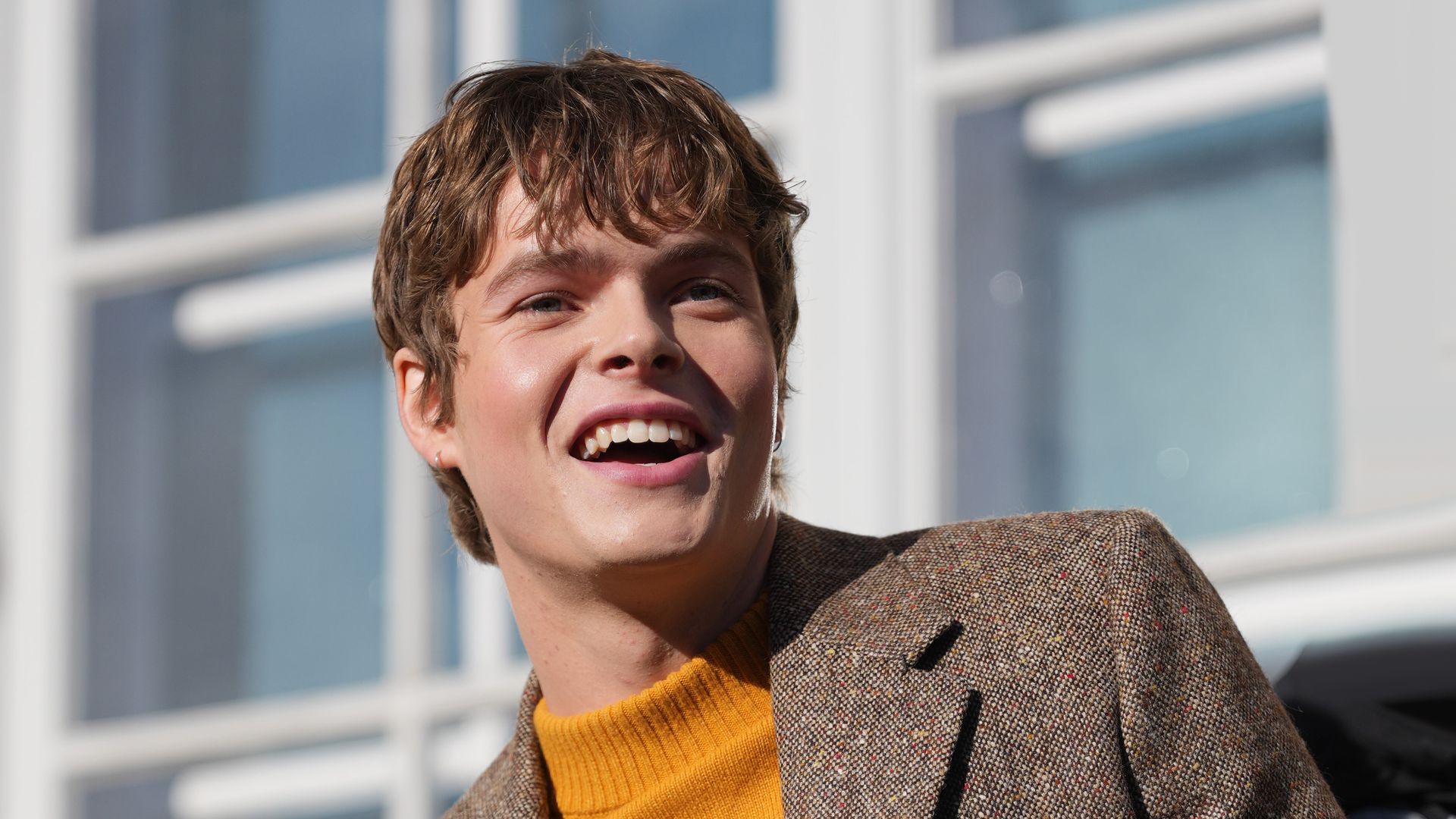 Moses Martin en el desfile de moda masculina Otño/invierno de Dior Homme en la Sema de la Moda en París