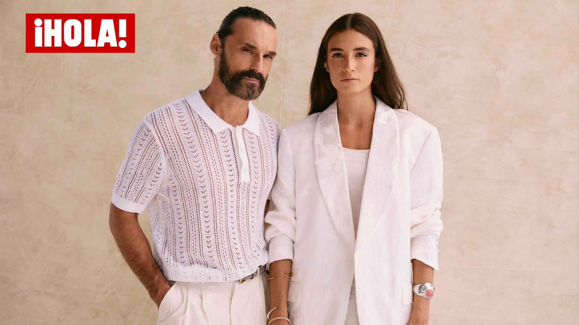 Iván Sánchez y su hija Jimena debutan en la pasarela de Madrid