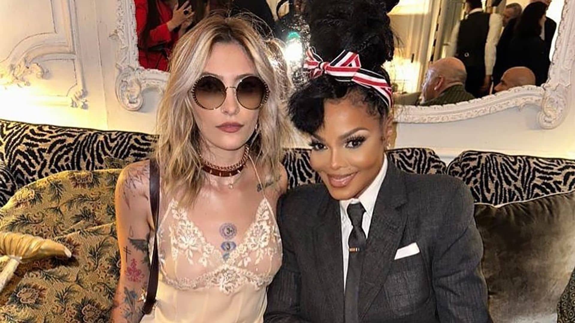 Primera foto de Janet Jackson y sobrina Paris juntas desde el funeral de Michael Jackson