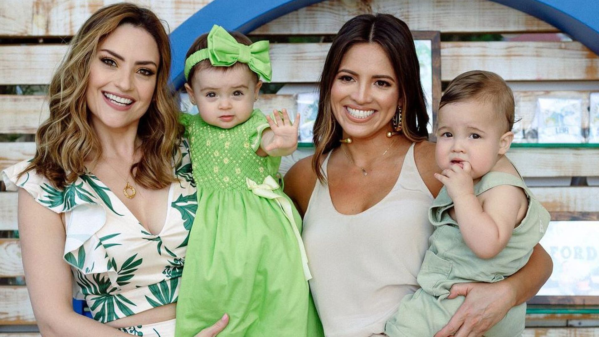 Pamela Silva y su hijo felicitan a la bebé de Michelle Galván por su ...
