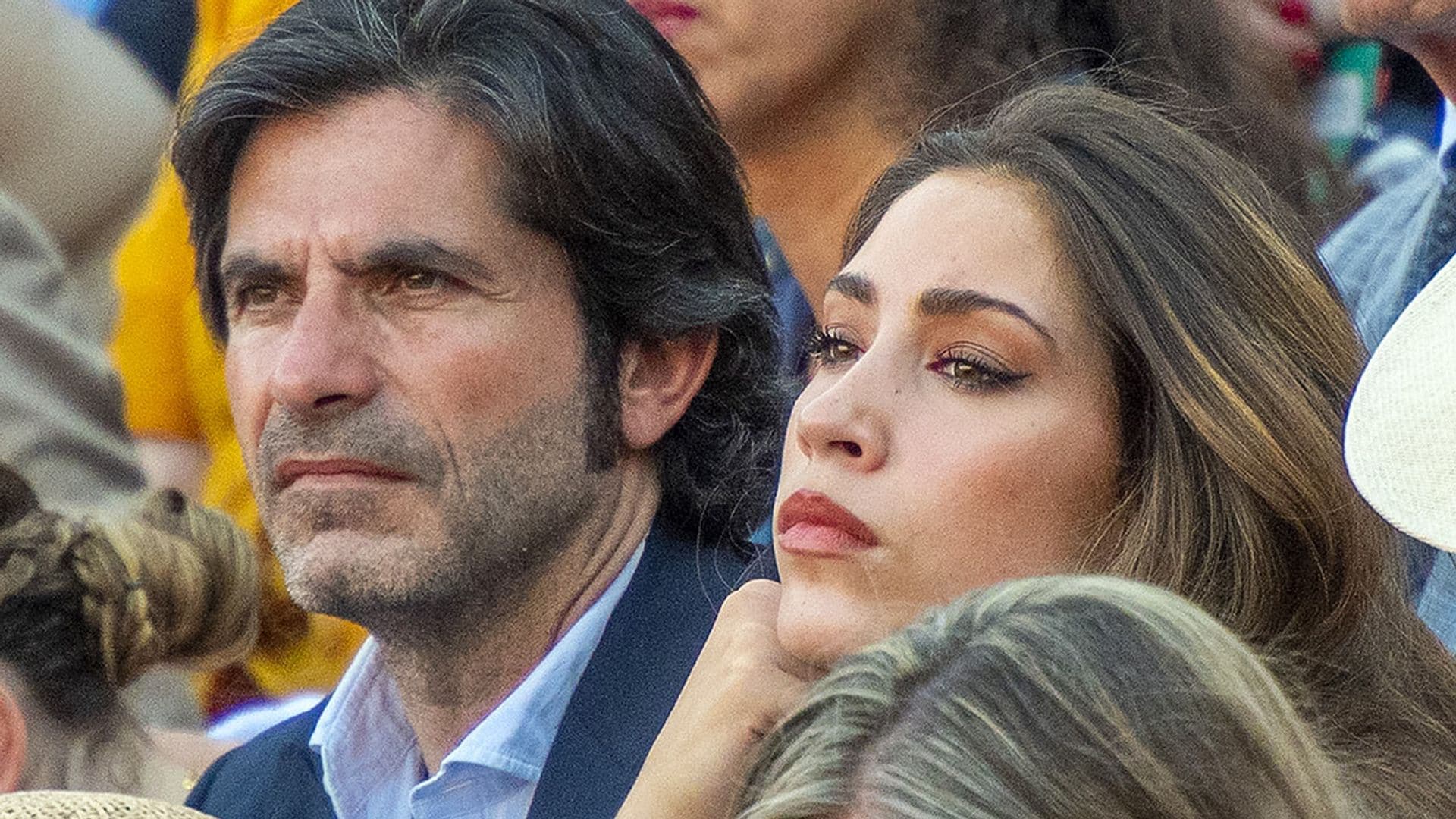 Javier Conde y su hija Estrella, de 19 años, testigos del triunfo de Juan Ortega en La Maestranza