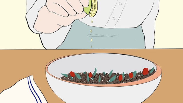 ensalada de lentejas