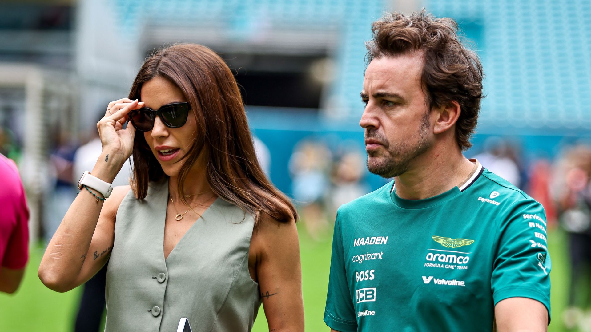Melissa Jiménez y Fernando Alonso, más unidos que nunca en Miami pese a los rumores