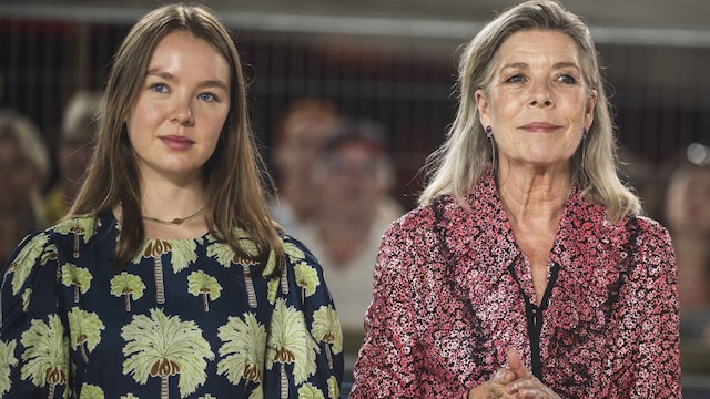 Carolina de Mónaco y Alexandra de Hannover