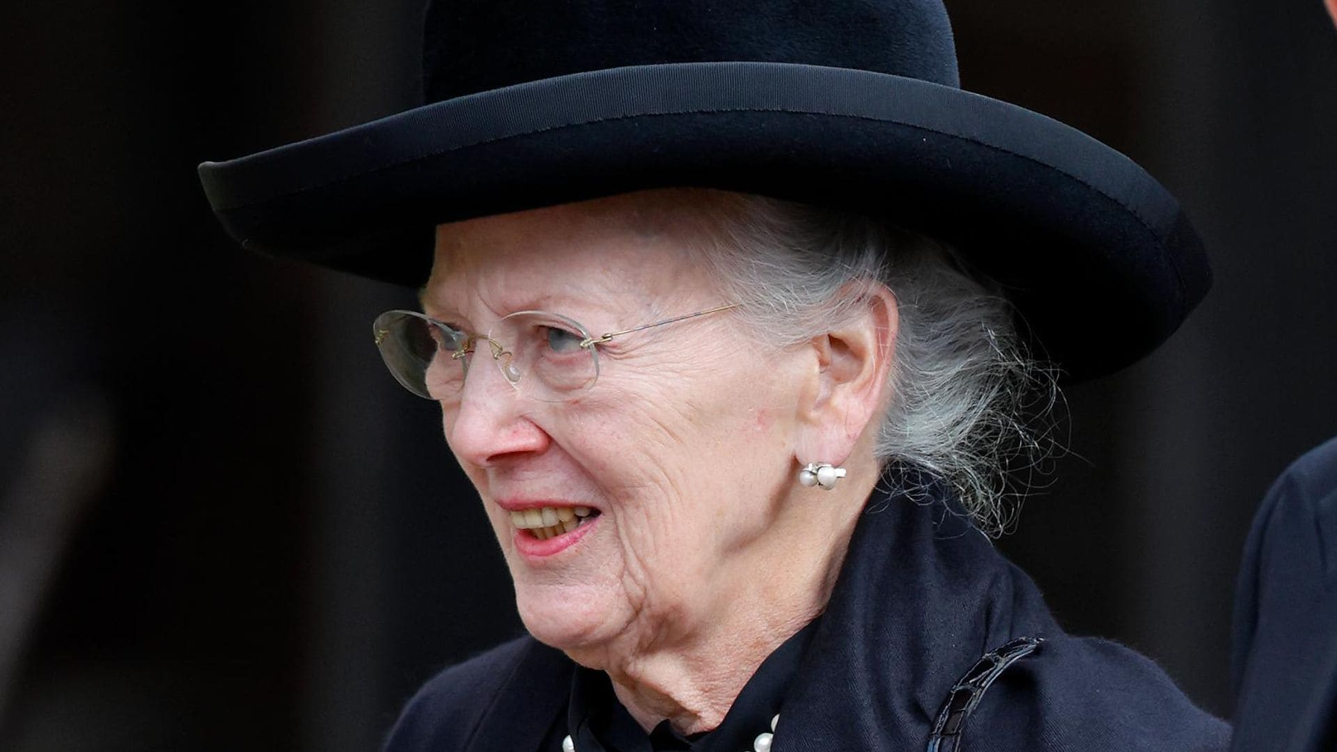 Margarita de Dinamarca da positivo a COVID-19 tras asistir al funeral de la reina Isabel II