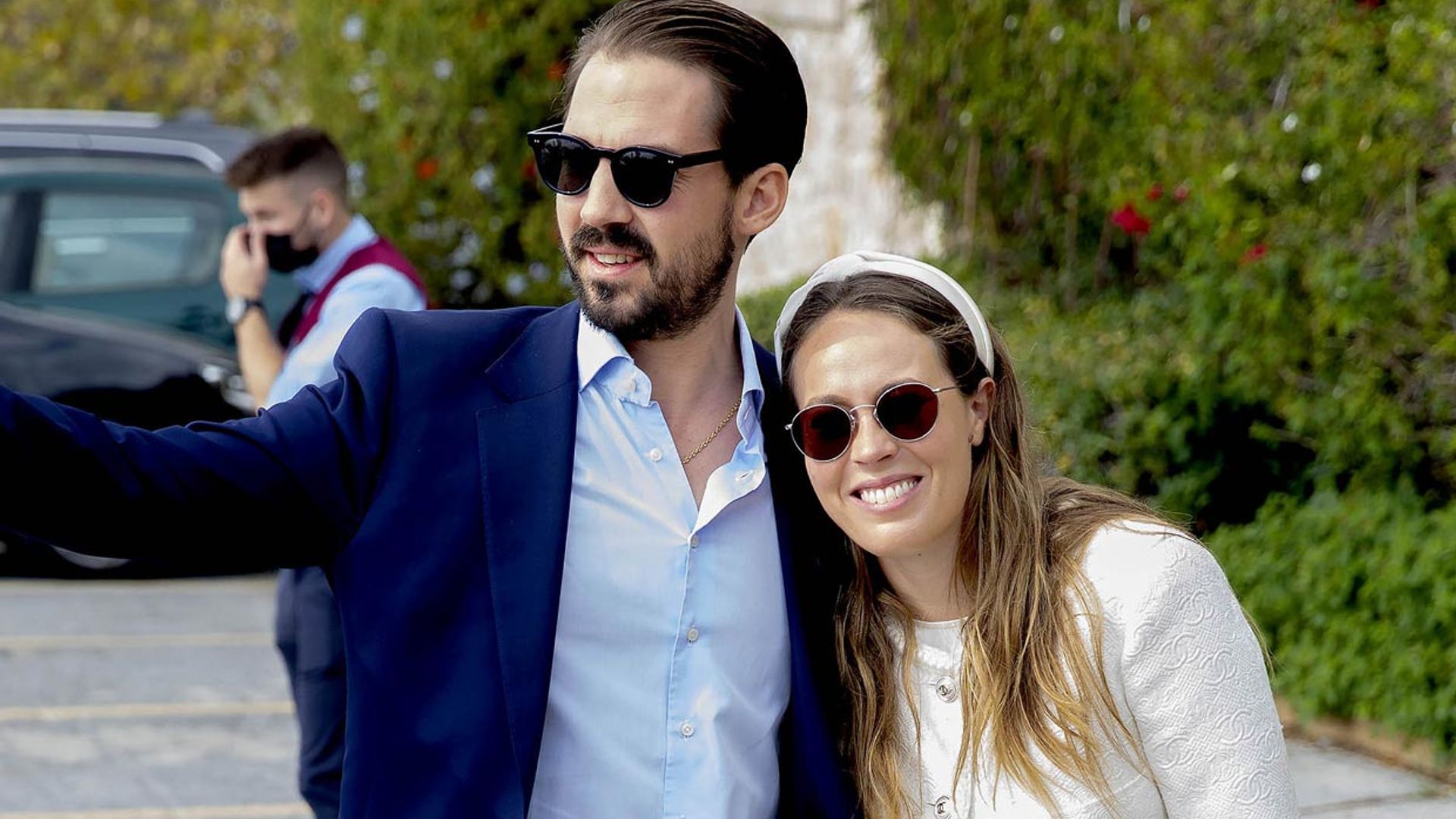 Las primeras imágenes de Philippos de Grecia y Nina Flohr tras su boda