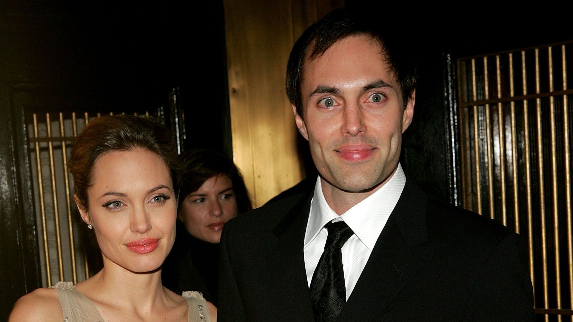 Angelina Jolie y su hermano, James Haven, en 2005