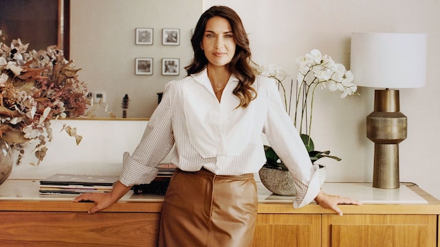 Lorena Bernal en su casa de Londres