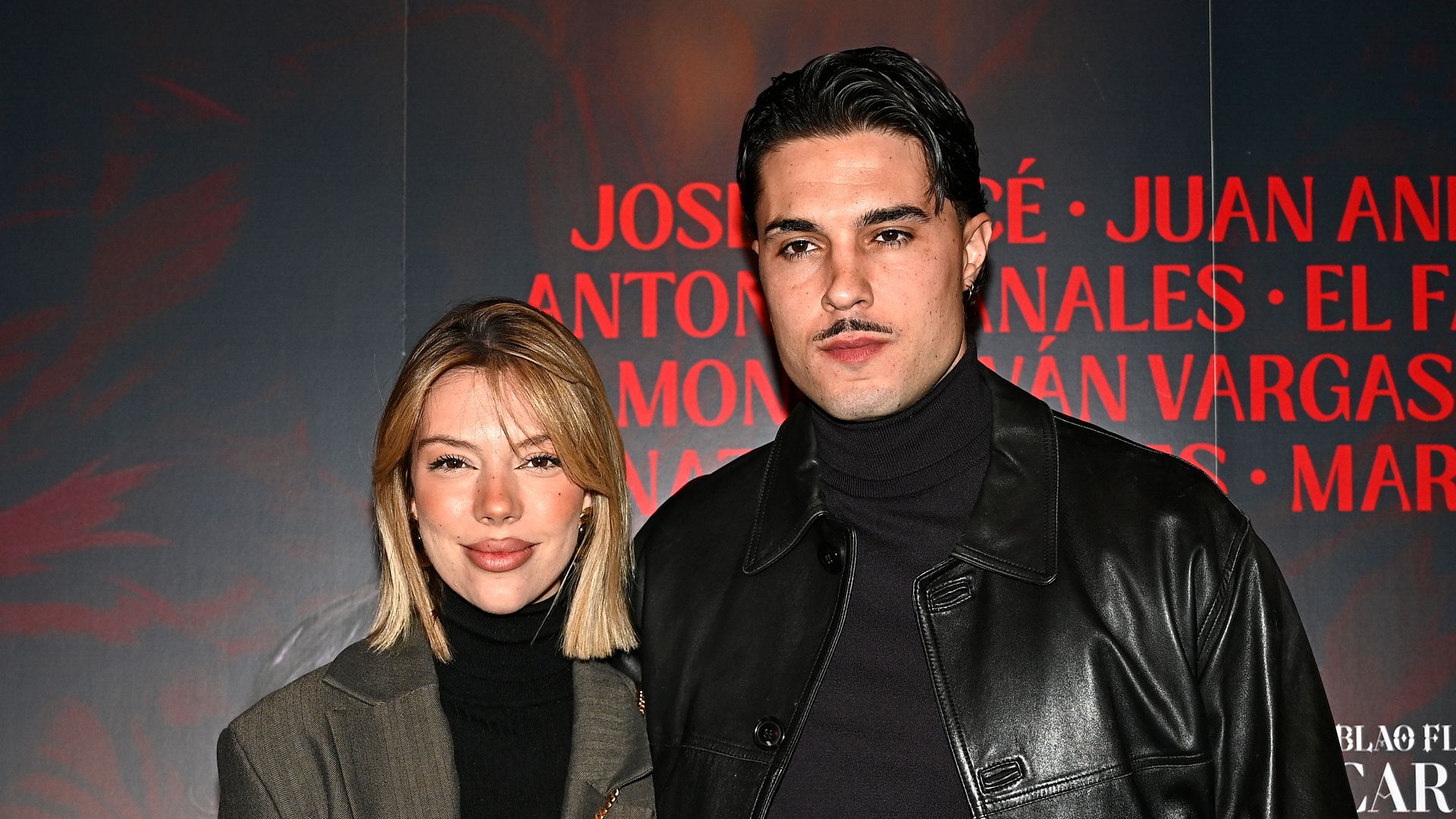 Alejandra Rubio y Carlo Costanzia durante el aniversario del tablao ‘La Carmela’ en el Teatro Calderón, a 21 de octubre de 2026, en Madrid