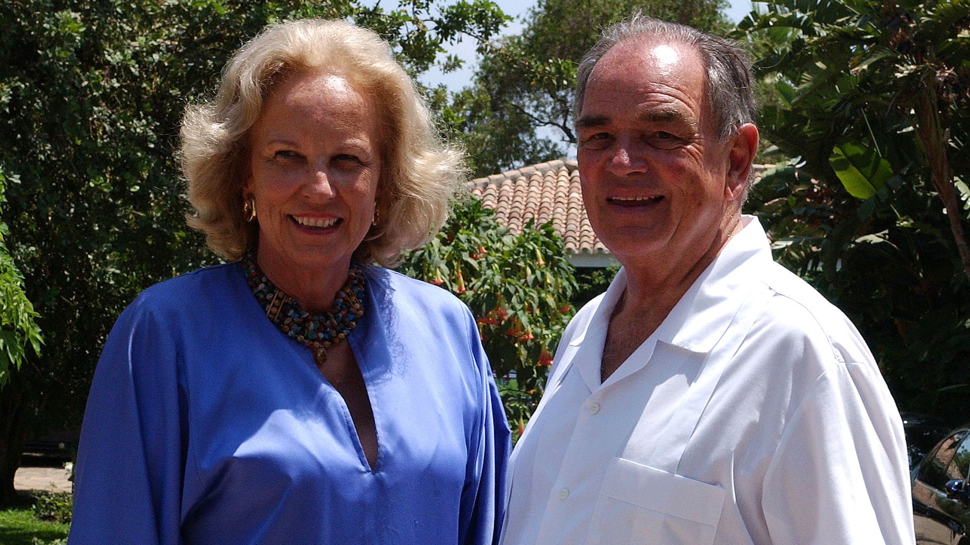 El conde Rudi con su mujer, María Luisa de Prusia, en Marbella