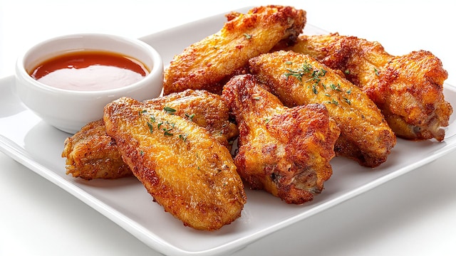 Alitas de pollo crujientes