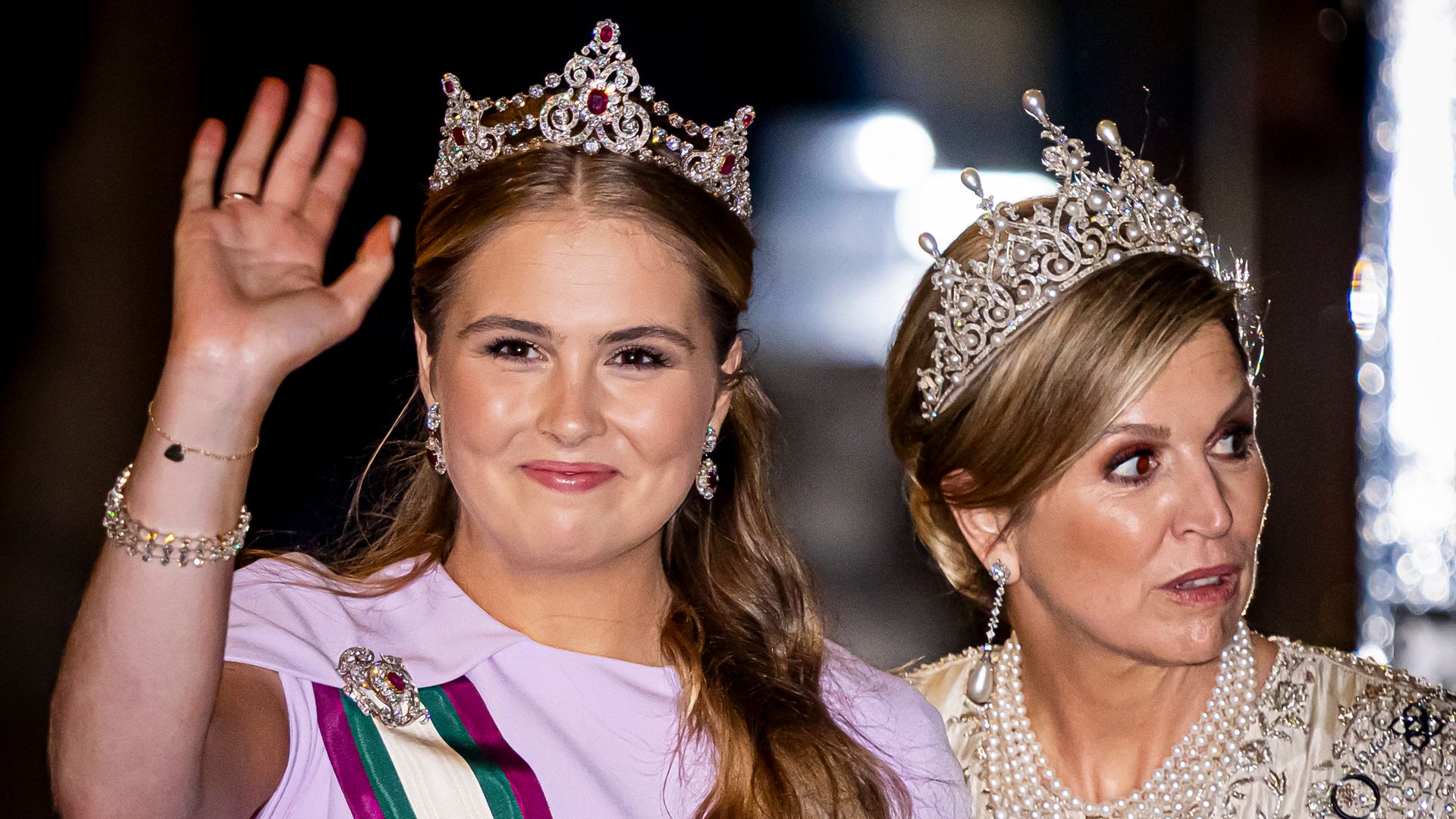 Amalia de Holanda cumple su sueño de niña 13 años después
