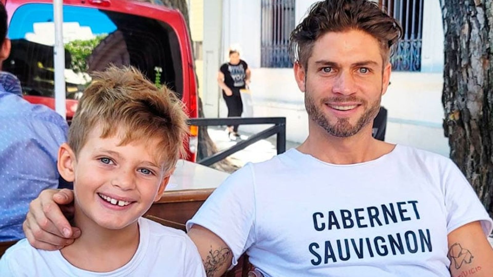 ¡Qué grande está! Horacio Pancheri se reencuentra con su hijo Benicio para celebrar sus 8 años