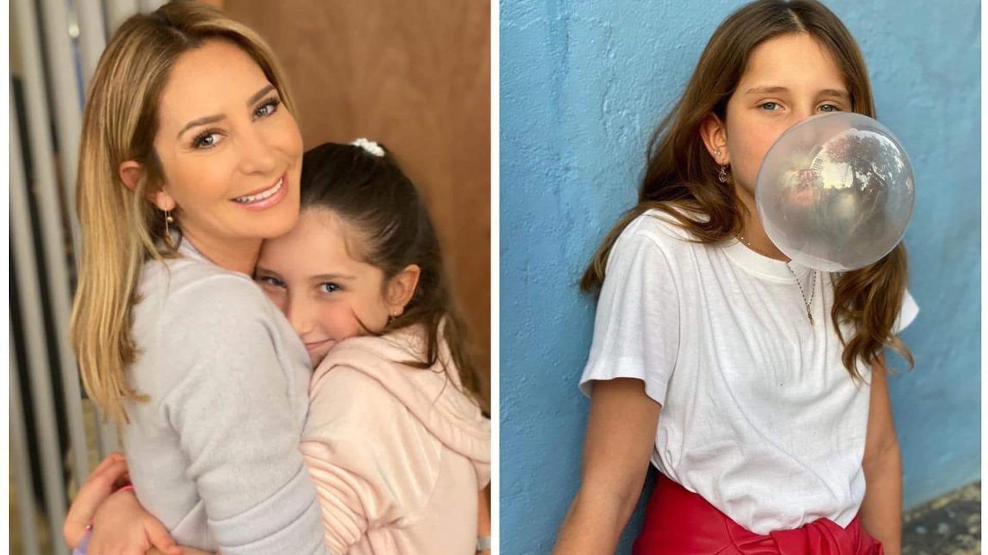 Geraldine Bazán y su hija Elissa, dos 'Mosqueteras' en su primer día de trabajo juntas