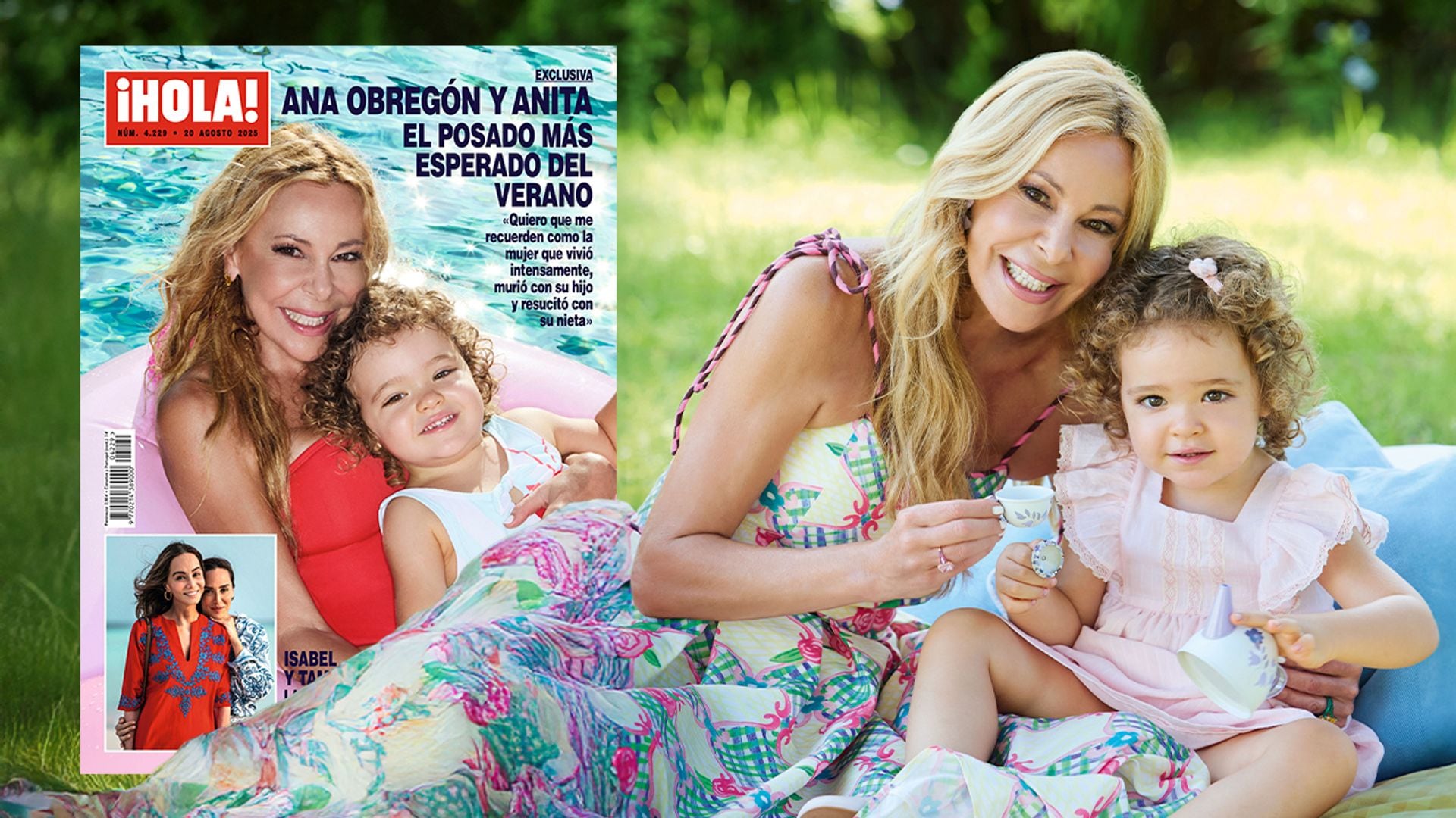 EXCLUSIVA. Ana Obregón y Anita, el posado más esperado del verano: "Creo que va a ir más por actriz"
