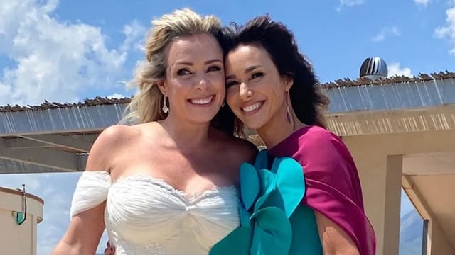 Arantxa del Sol, feliz en la boda de su hermana Mariola