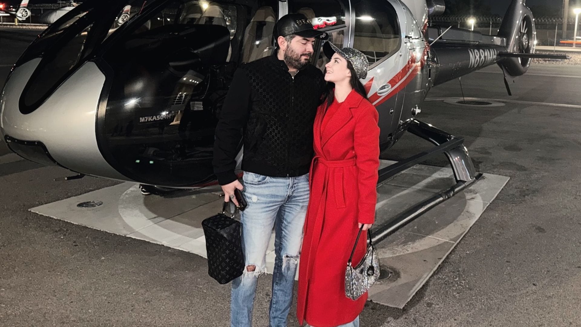 José Eduardo Derbez y Paola Dalay antes de su romántico vuelo por Las Vegas