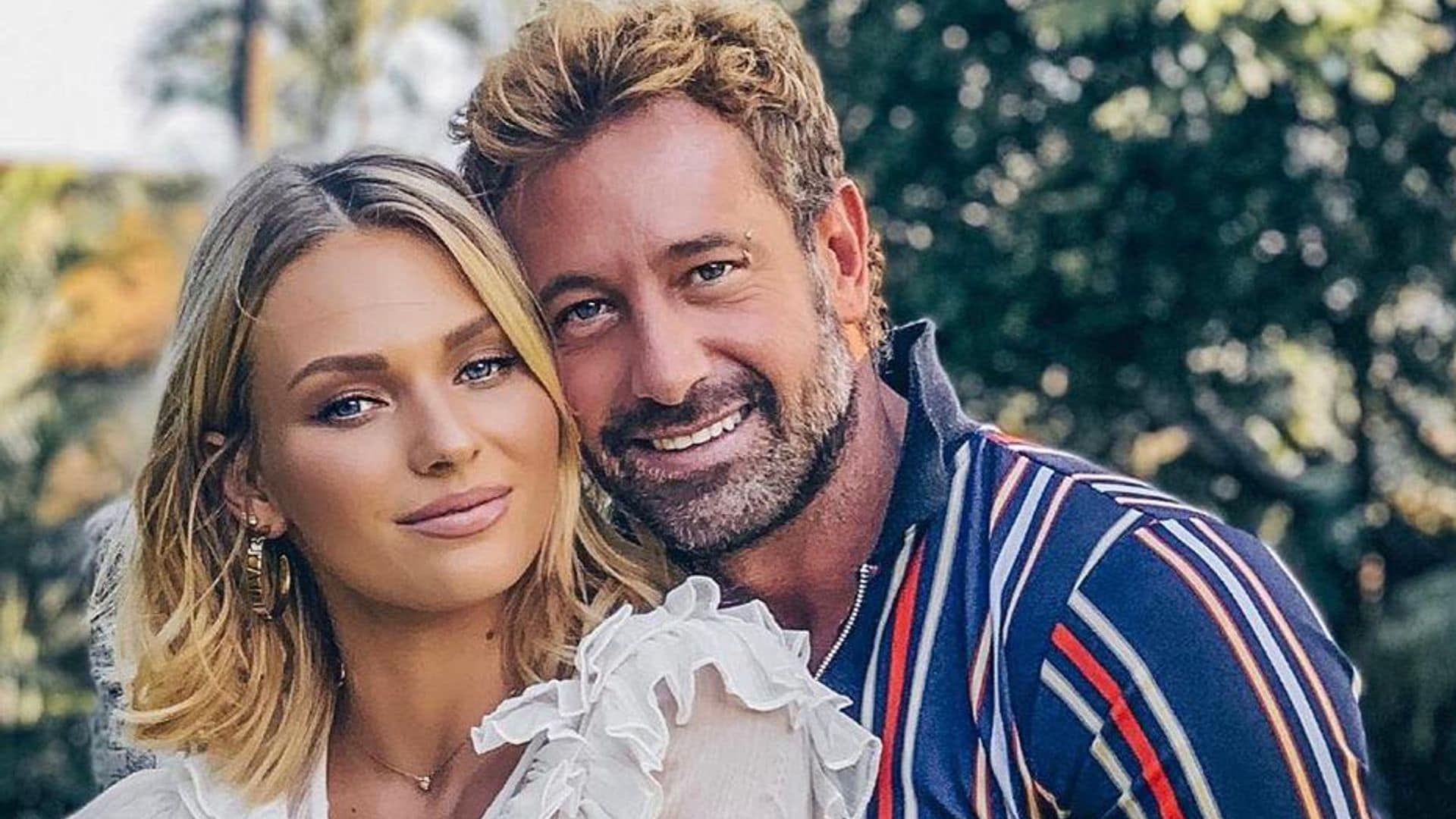 Gabriel Soto e Irina Baeva presentan a la nueva integrante de su familia