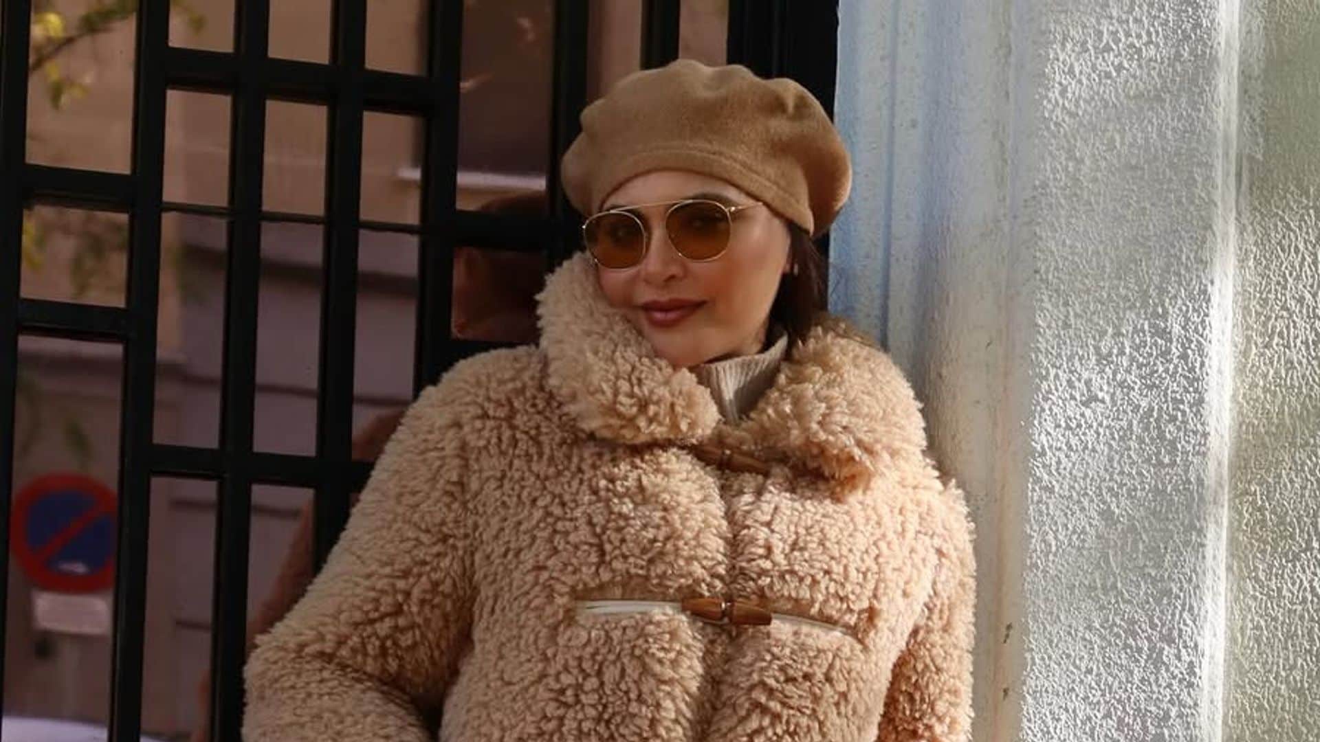 Chiqui Delgado en NY con sus hijas.