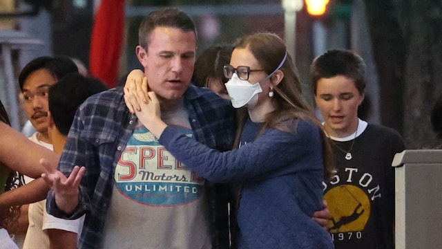 Ben Affleck disfrutó de una salida con Violet y Fin.