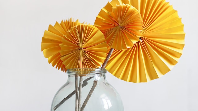 flores papel