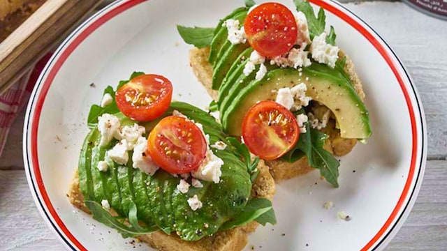 pan avena aguacate