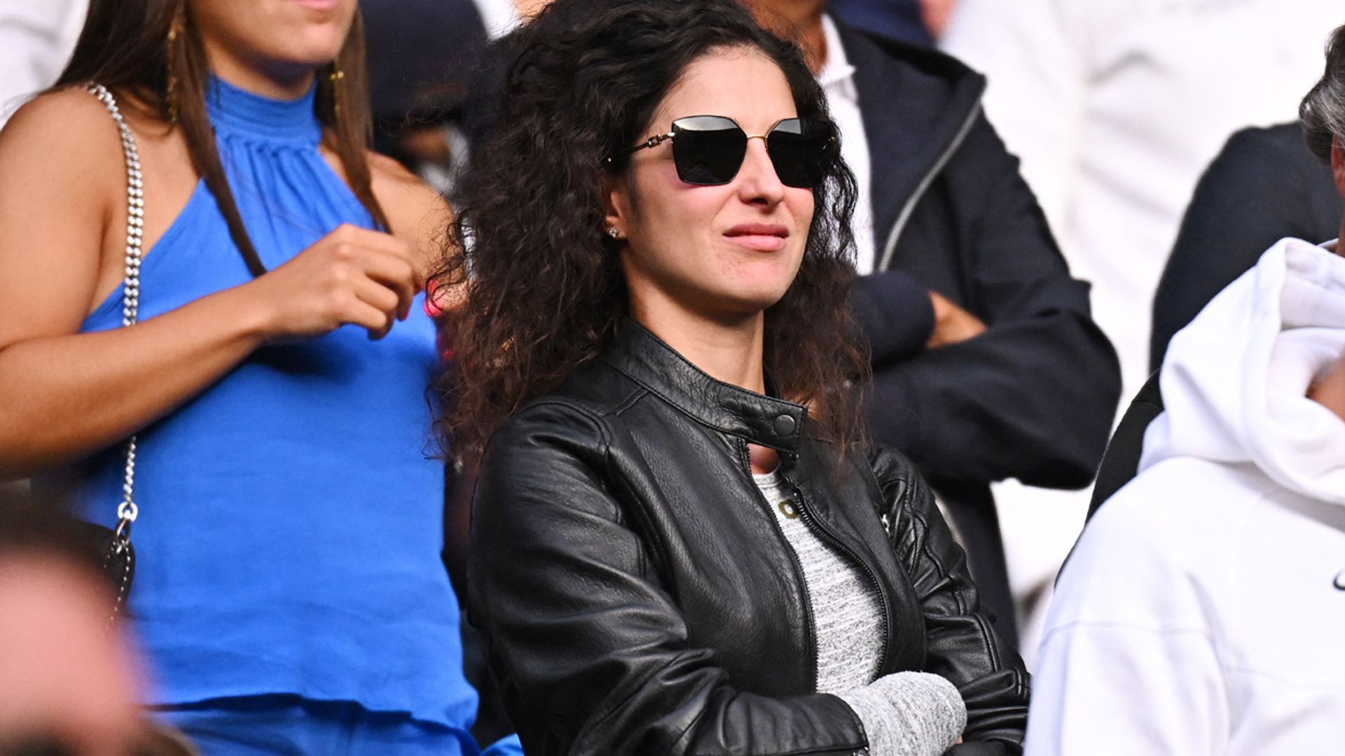 Mery Perelló presume de embarazo en el accidentado partido de Rafa Nadal en Wimbledon