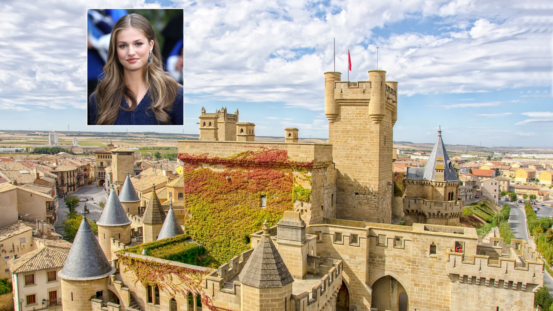 Castillo de Olite, Navarra y la princesa Leonor