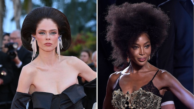 Coco Rocha y Naomi Campbell en Cannes