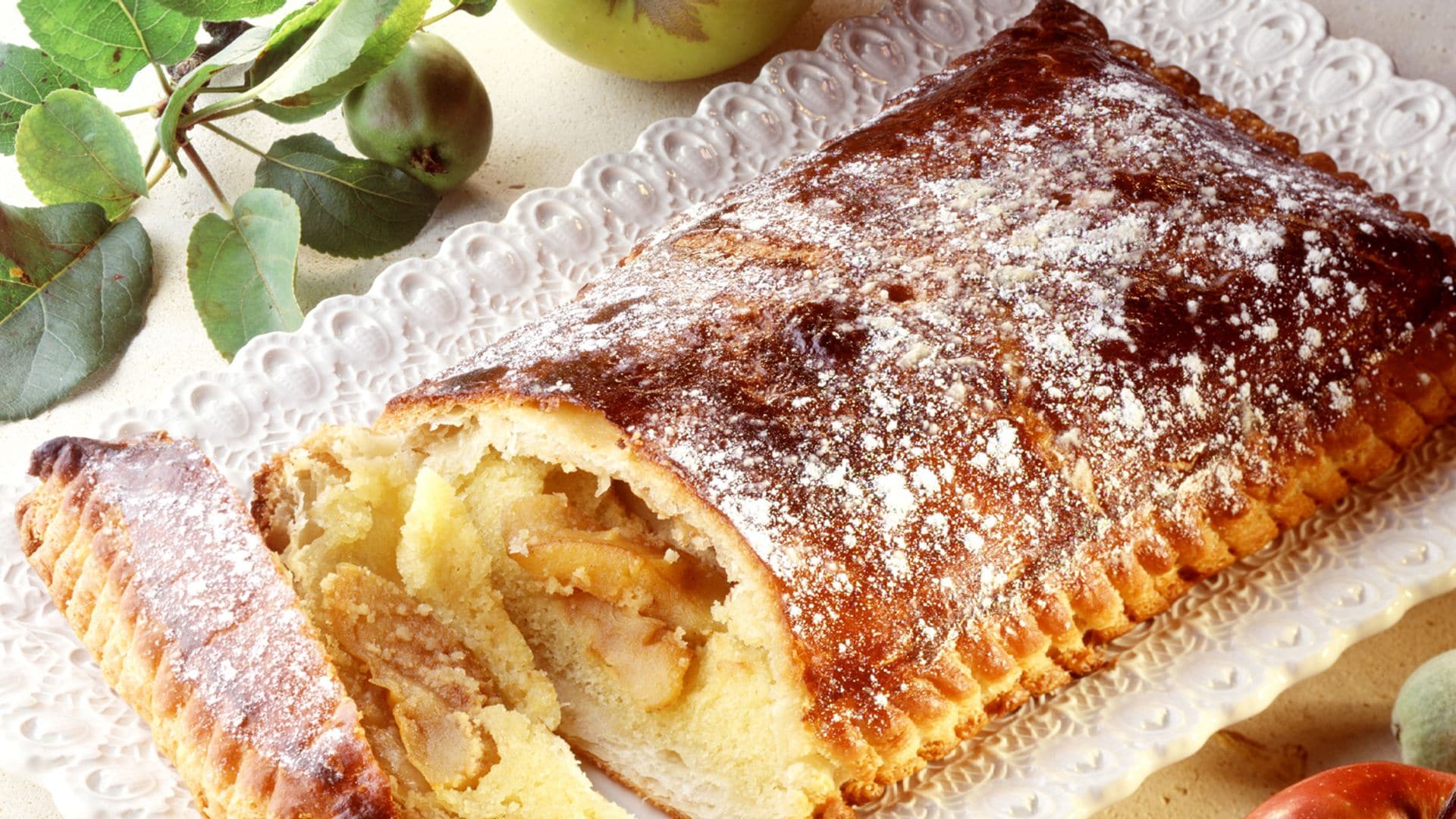 Pastel de manzana y almendra