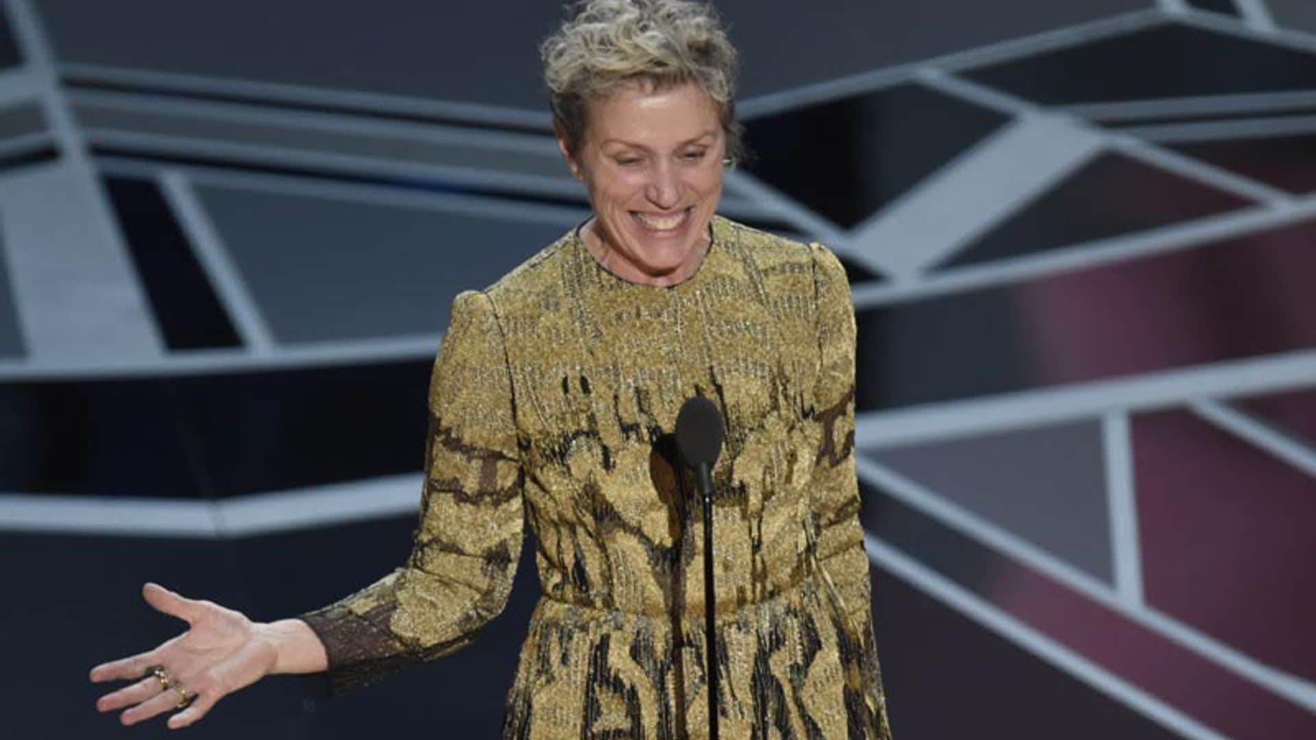 Detenido el hombre que intentó robar el Oscar de Frances McDormand